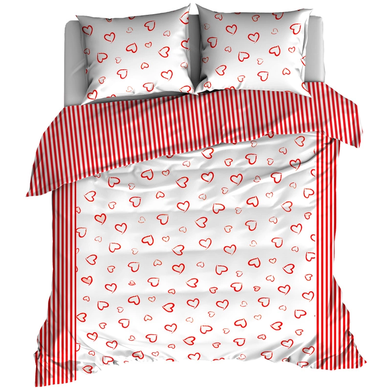 Pościel bawełniana Serca 220x200