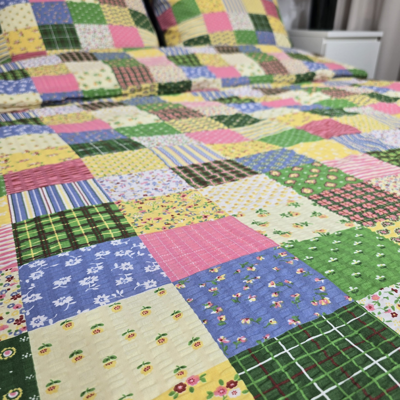 Pościel z kory Kolorowy patchwork 200x220