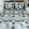Pościel z kory Patchwork szary 180x200