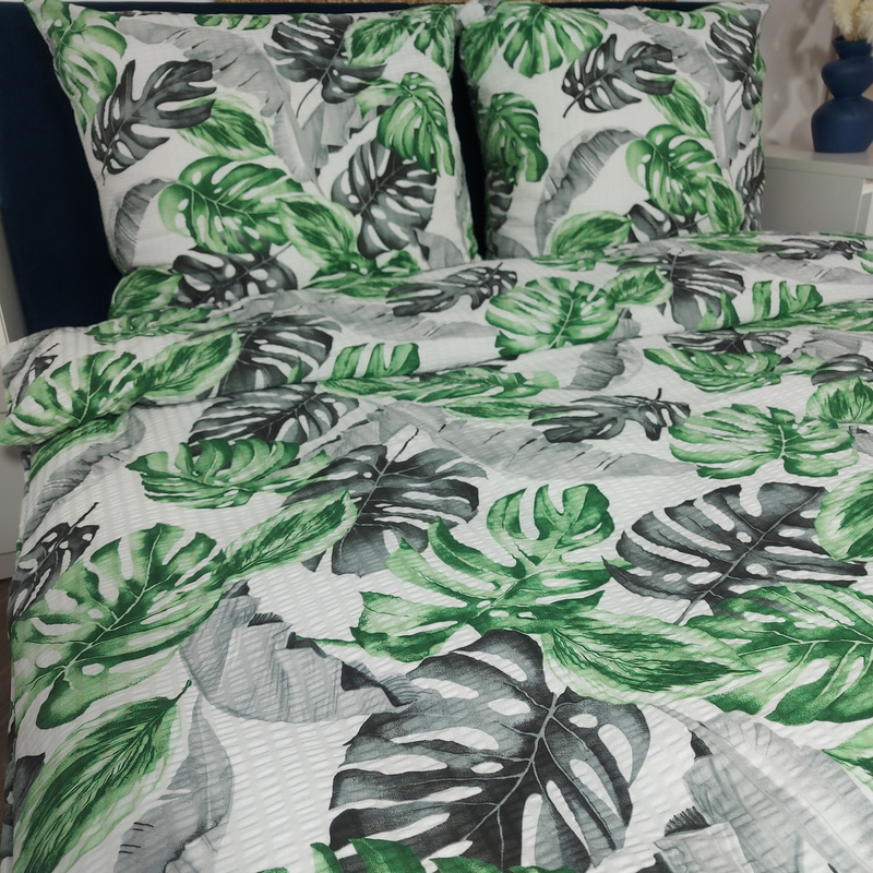 Pościel z kory Zielone liście 160x200