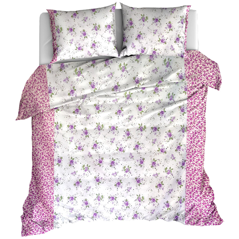 Pościel bawełniana Różyczki wrzosowe 180x200