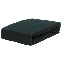 Prześcieradło jersey z gumką czarne 180x200