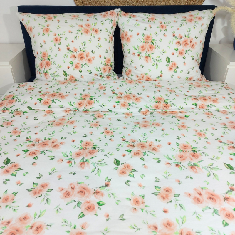 Pościel flanelowa Róże 160x200