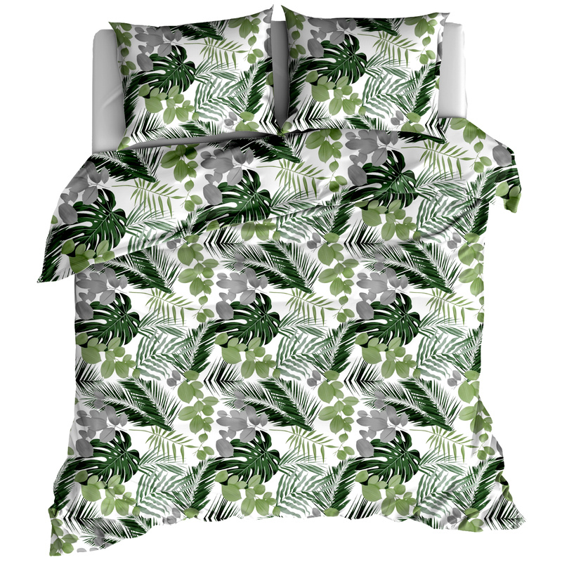 Pościel bawełniana Liście monstery areca 160x200