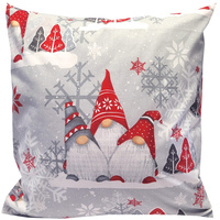 Poszewka bawełniana Skrzaty czerwone 30x30