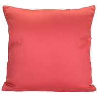 Poszewka z satyny bawełnianej Czerwona 45x45