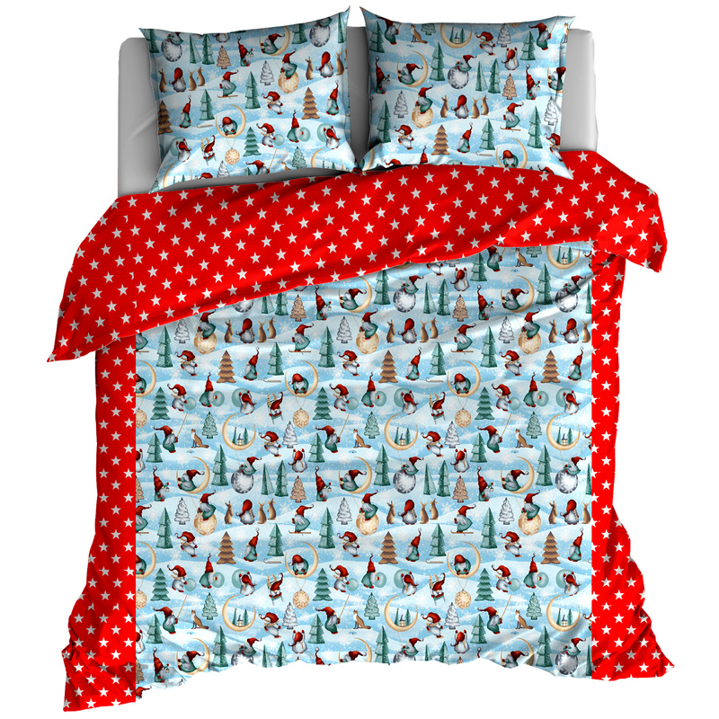 Pościel bawełniana Kraina skrzatów 180x200