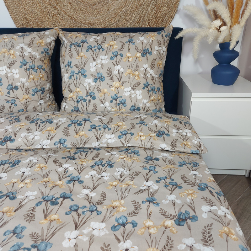 Pościel bawełniana Irysy 160x200