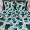 Pościel flanelowa Hexagon emerald  200x200