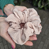 Gumka do włosów Muślinowa STANDARD Scrunchies Beżowa
