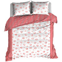 Pościel bawełniana Serca 180x200