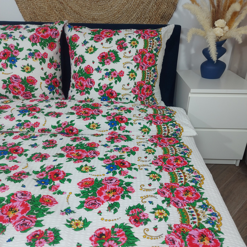 Pościel z kory Biała halka góralska 160x200