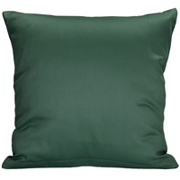 Poszewka z satyny bawełnianej Butelkowa zieleń 45x45