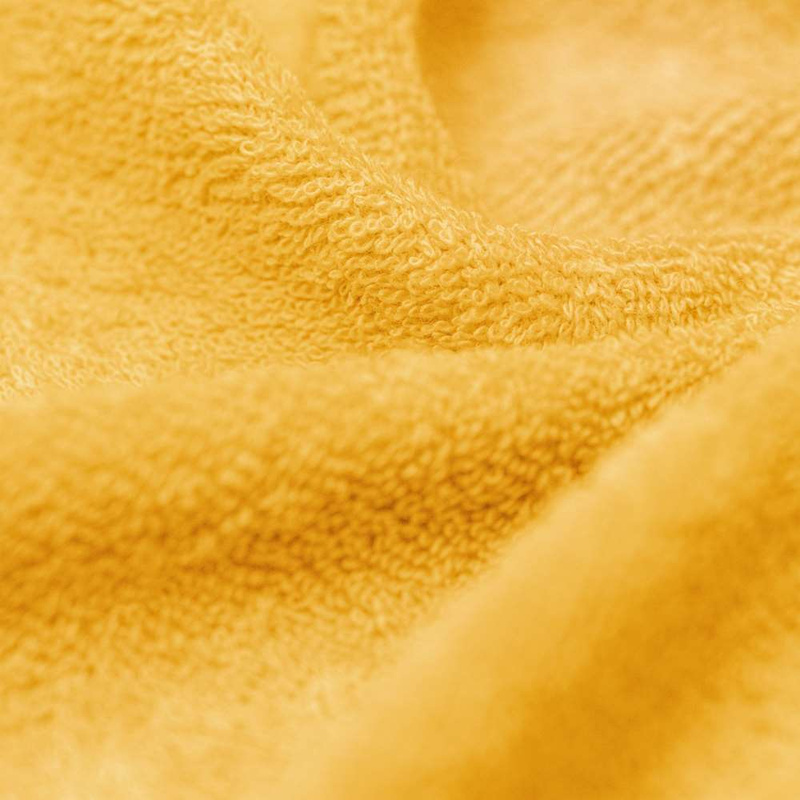 Prześcieradło frotte z gumką żółte 180x200
