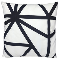 Poszewka bawełniana Pajęczyna czarna 30x50