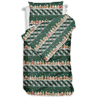 Pościel bawełniana Piernikowe domki 135x200