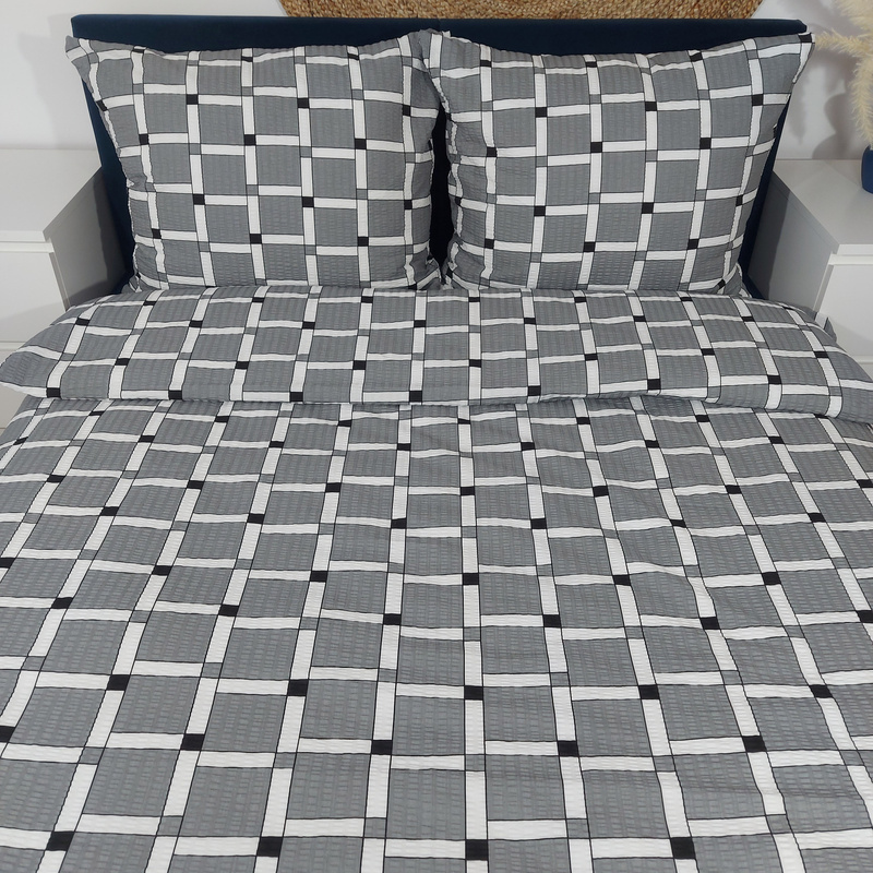 Pościel z kory Krata zapałka 160x200