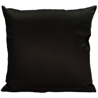 Poszewka z satyny bawełnianej Czarna 45x45