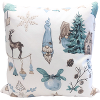 Poszewka bawełniana Zimowa przygoda 50x60