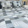 Pościel z kory Patchwork szary 180x200