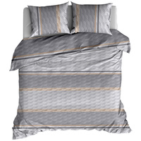 Pościel flanelowa Skandynawska szara 220x200