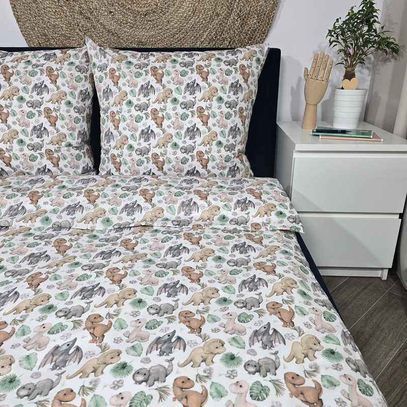 Pościel bawełniana Jurajska przygoda 135x200