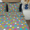 Pościel z kory Kolorowe groszki 160x200