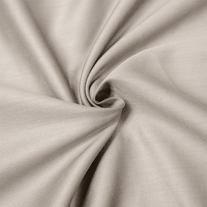 Poszewka z satyny bawełnianej Beżowa 50x60