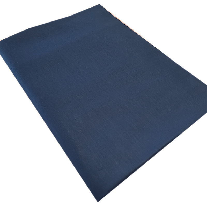 Prześcieradło bawełniane bez gumki Granatowe 220x260