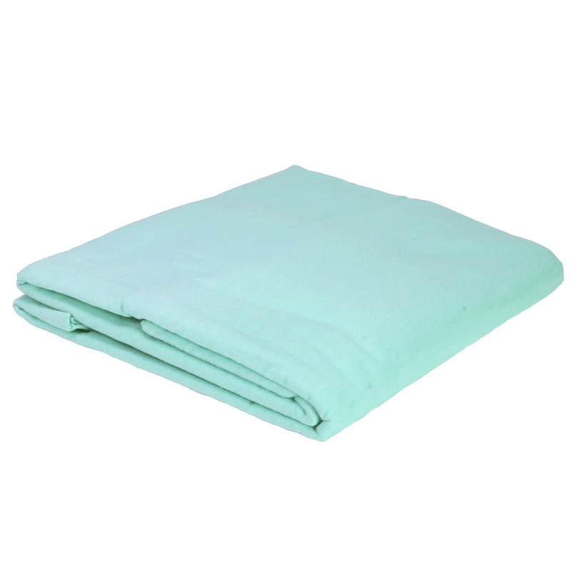Prześcieradło flanelowe Miętowe 160x220