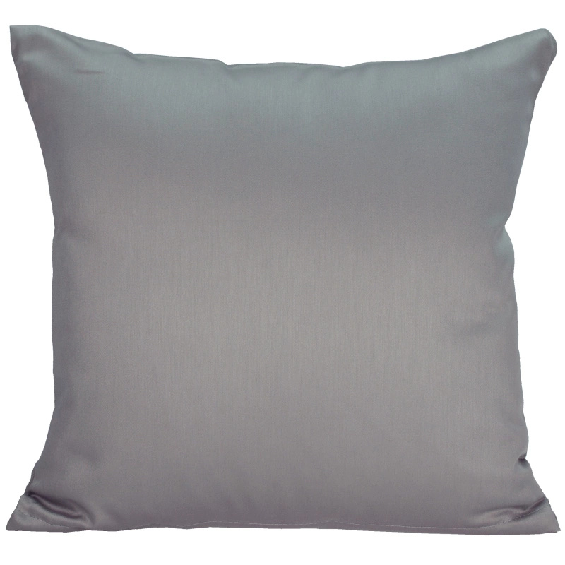Poszewka z satyny bawełnianej Szara 70x80