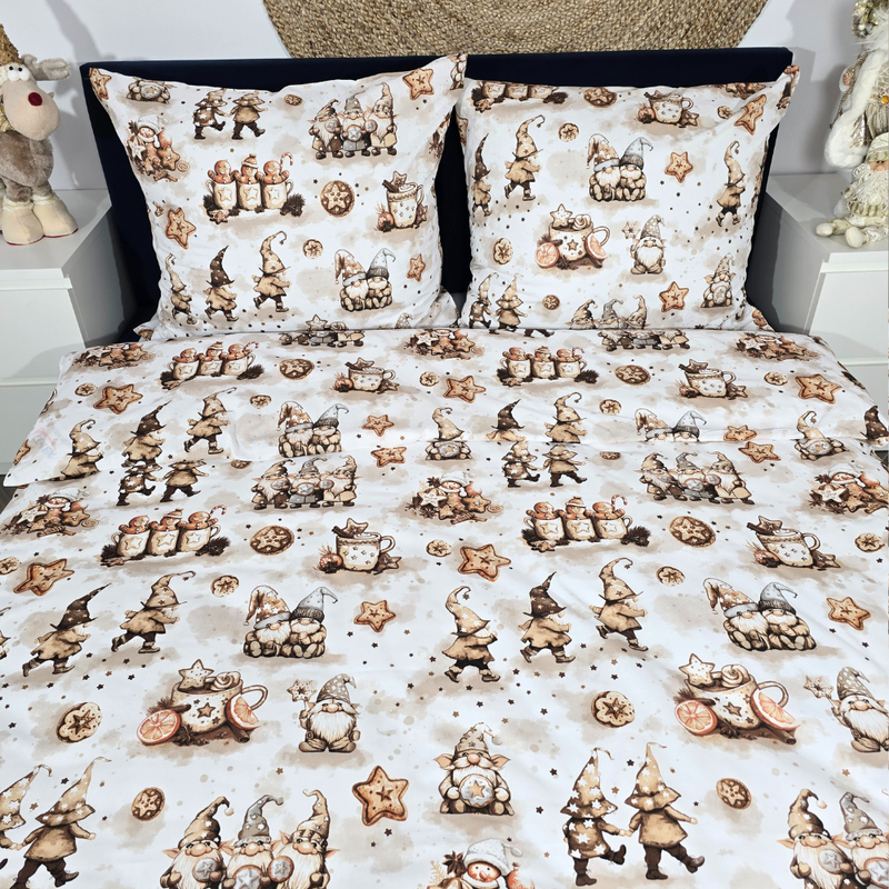 Pościel bawełniana Świąteczne pierniki 135x200