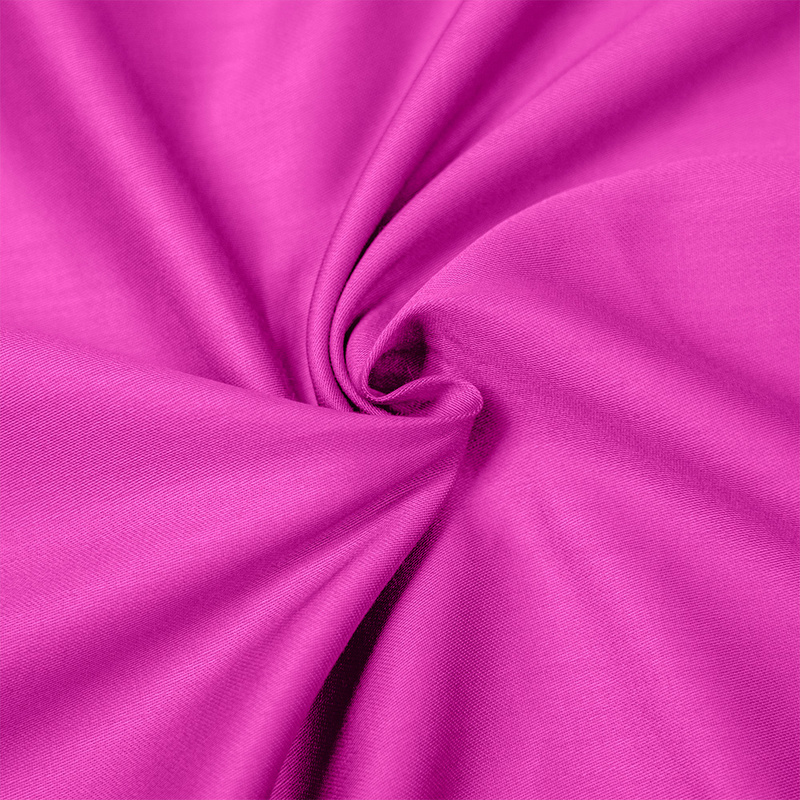 Poszewka z satyny bawełnianej Malinowa 70x80