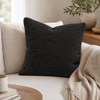 Poszewka Boucle Bukle Baranek czarna 40x40