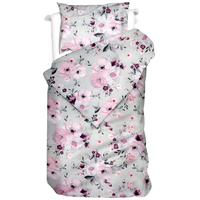 Pościel bawełniana Szara jabłonka 135x200