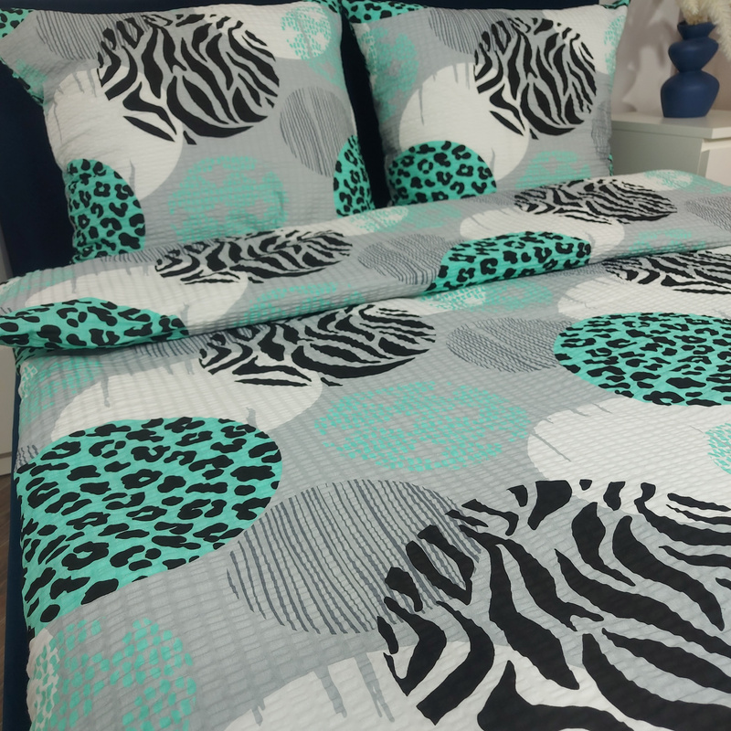 Pościel z kory Panterka i zebra 160x200