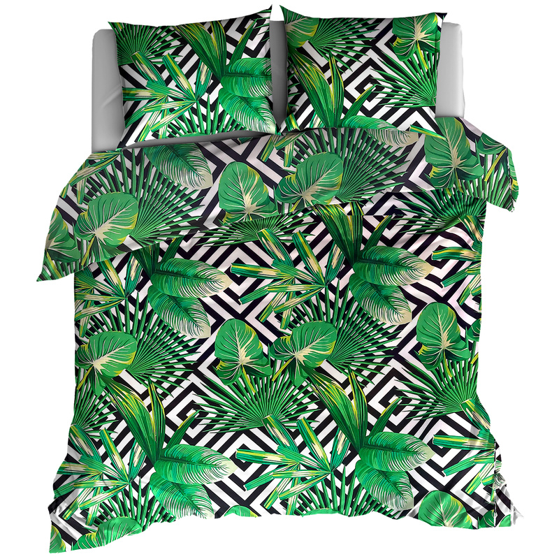 Pościel bawełniana Monstera Romby 150x200
