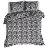 Pościel bawełniana Mozaika szara 150x200