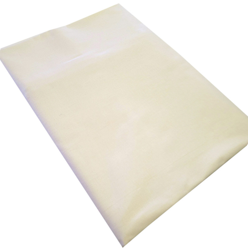 Prześcieradło bawełniane bez gumki Ecru 160x220