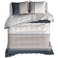 Pościel flanelowa Skandynawska granat 220x200