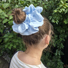 Gumka do włosów Muślinowa MAXI Scrunchies Błękit