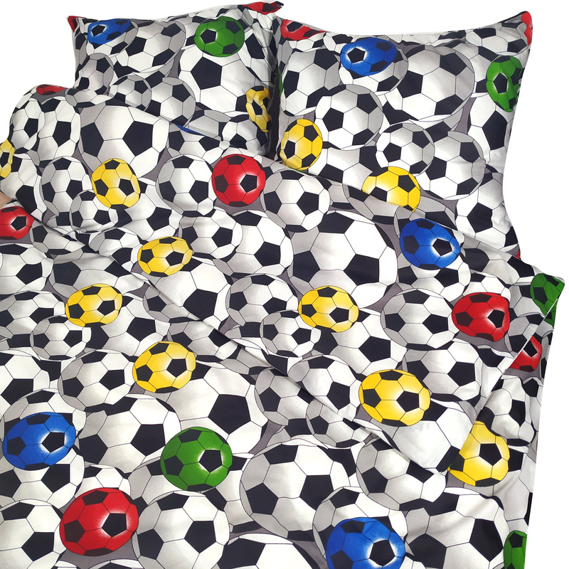 Pościel bawełniana Kolorowa piłka 160x200
