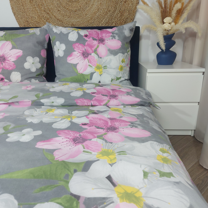 Pościel bawełniana Dotyk kwiatów 150x200