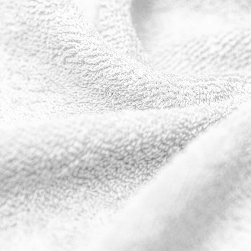 Prześcieradło frotte z gumką białe 60x120