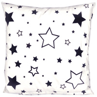 Poszewka bawełniana Czarna gwiazdka 30x30