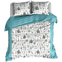 Pościel bawełniana Zimowa przygoda 220x200