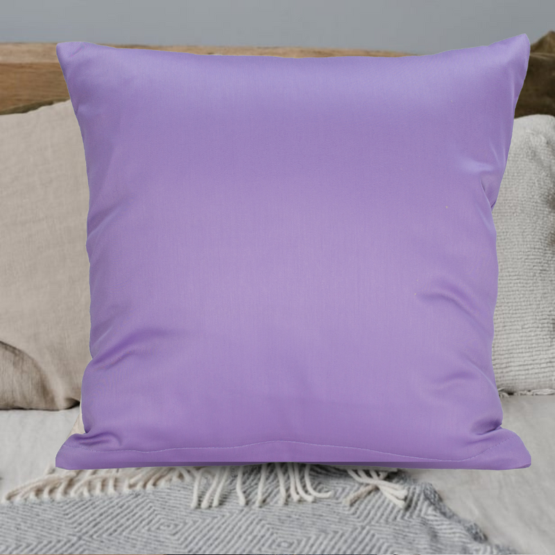 Poszewka z satyny bawełnianej Fioletowa 70x80