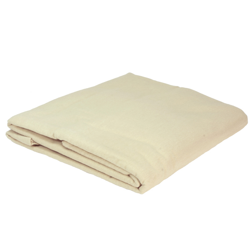 Prześcieradło flanelowe Beżowe 200x220