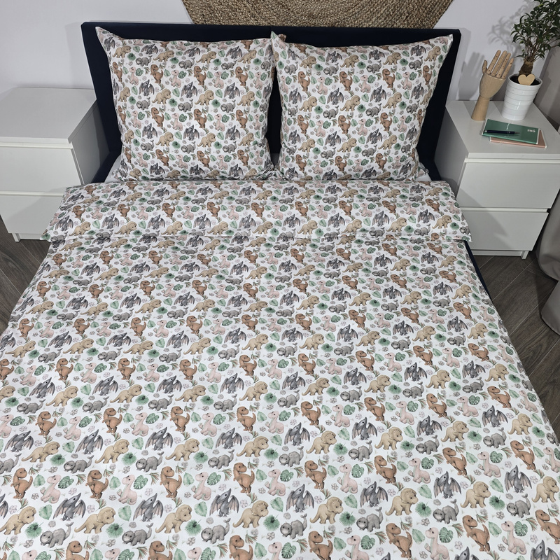 Pościel bawełniana Jurajska przygoda 140x200