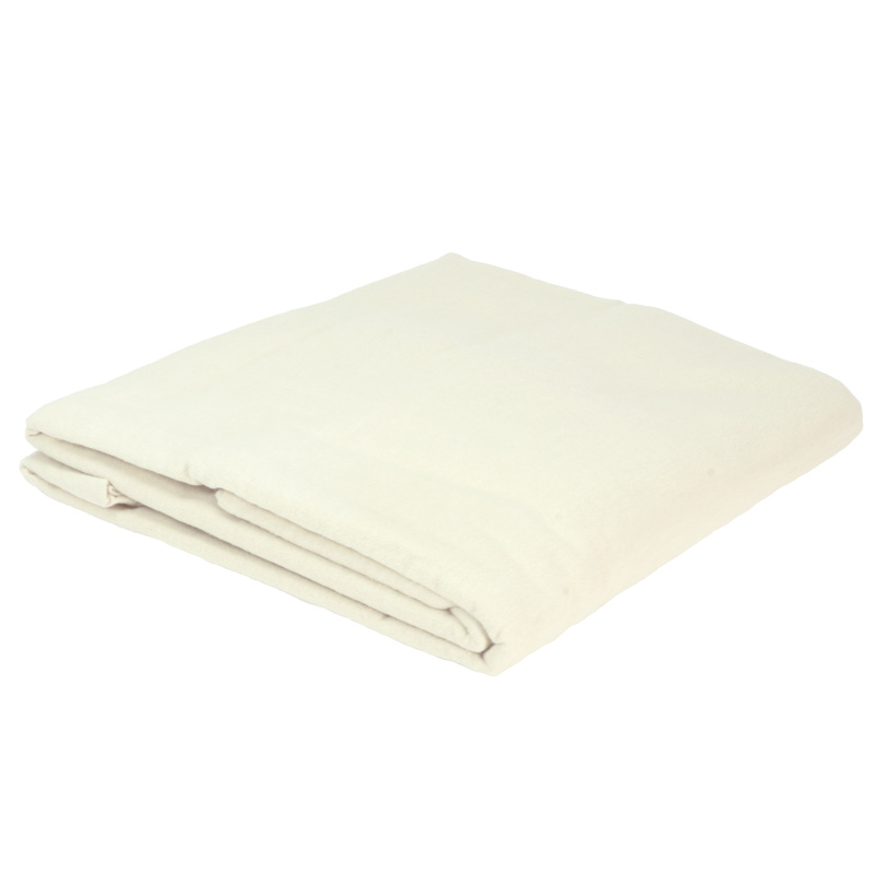 Prześcieradło flanelowe Kremowe 160x220